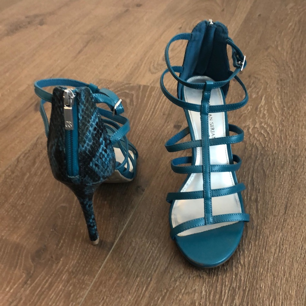 Christian Siriano caged heels
